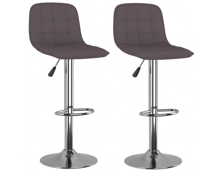 Sonata H Бар табуретки, 2 бр, таупе, текстил