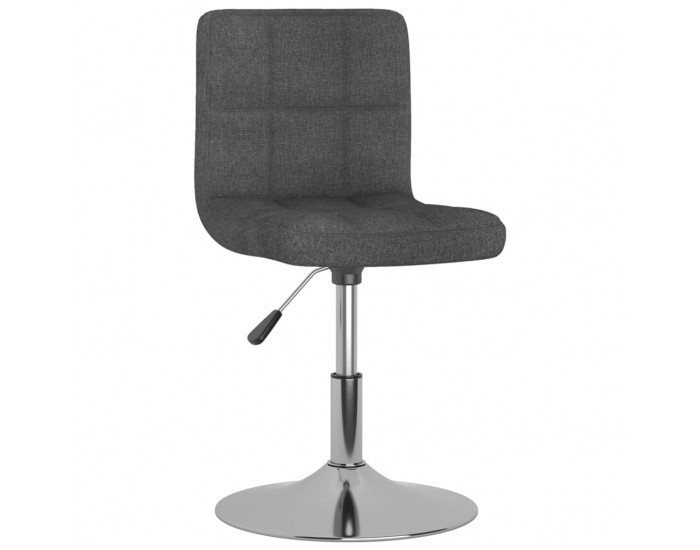 Sonata H Въртяща се бар табуретка, тъмносива, текстил