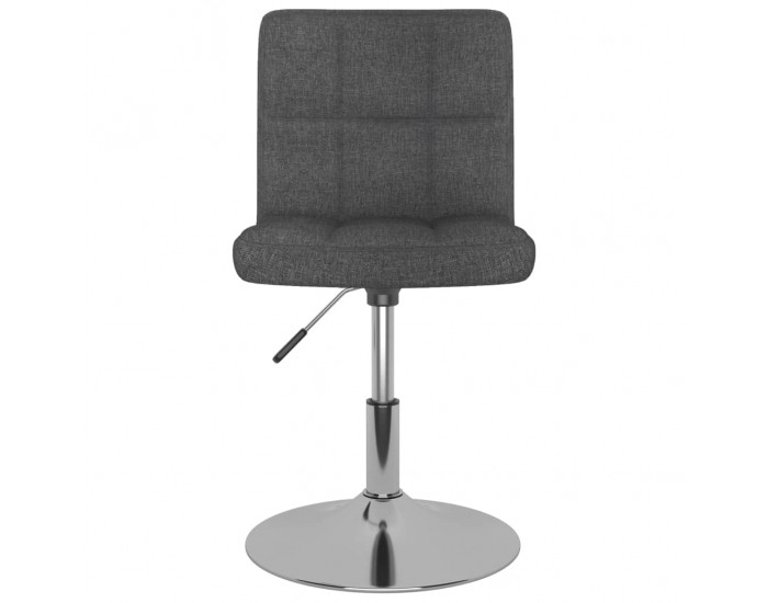 Sonata H Въртяща се бар табуретка, тъмносива, текстил