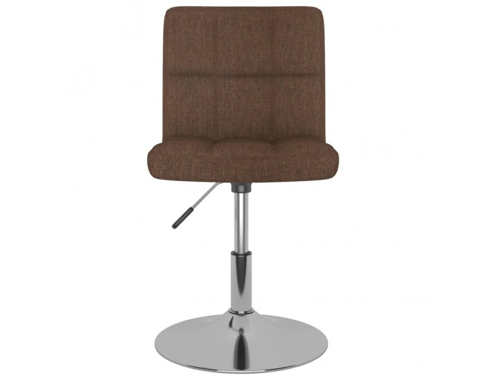 Sonata H Въртяща се бар табуретка, кафява, текстил
