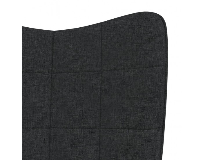 Sonata H Люлеещ се стол, черен, текстил