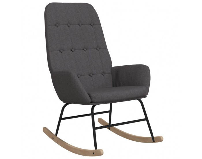 Sonata H Люлеещ стол, тъмносив, текстил