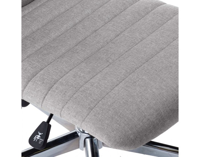 Sonata H Трапезни столове, 4 бр, светлосиви, текстил