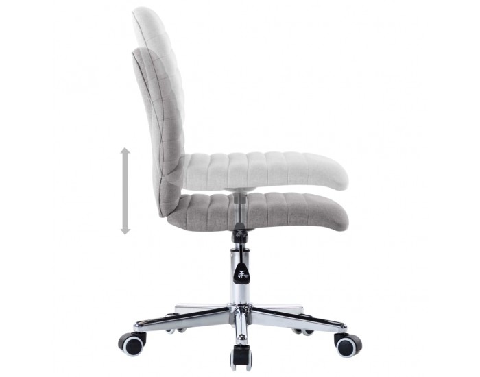 Sonata H Трапезни столове, 4 бр, светлосиви, текстил