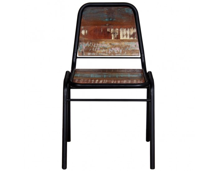 Sonata H Трапезни столове, 6 бр, регенерирано дърво масив