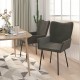 Sonata H Трапезни столове, 2 бр, тъмносиви, кадифе Sonata H Трапезни столове, 2 бр, тъмносиви, кадифе
