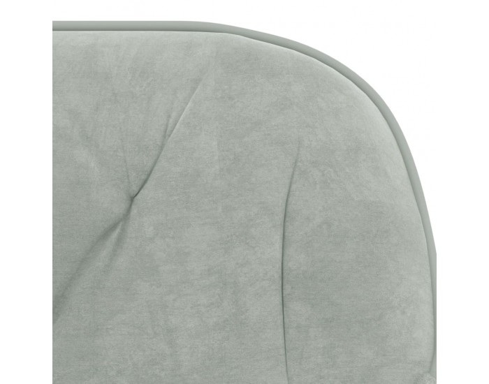 Sonata H Трапезни столове, 2 бр, светлосиви, кадифе