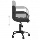 Sonata H Въртящи се трапезни столове, 6 бр, черни, кадифе