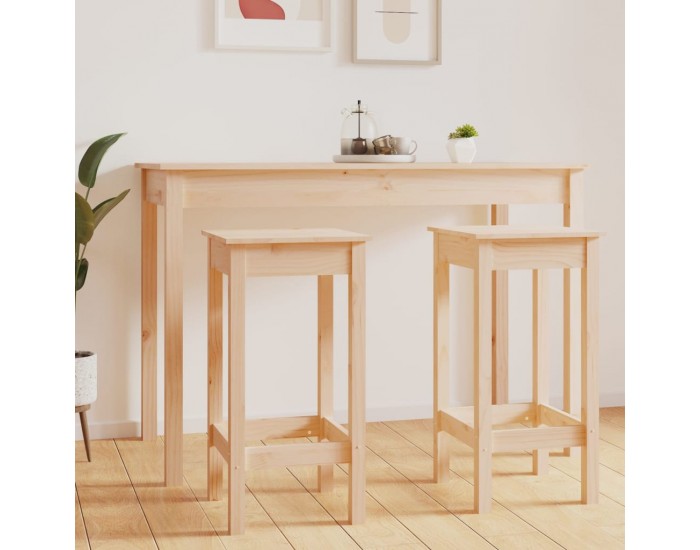 Sonata H Бар столове 2 бр 40x40x78 см борово дърво масив Sonata H Бар столове 2 бр 40x40x78 см борово дърво масив