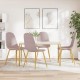 Sonata H Трапезни столове, 4 бр, розови, кадифе Sonata H Трапезни столове, 4 бр, розови, кадифе