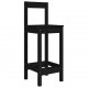 Sonata H Бар столове 2 бр черни 40x41,5x112 см борово дърво масив Sonata H Бар столове 2 бр черни 40x41,5x112 см борово дърво масив