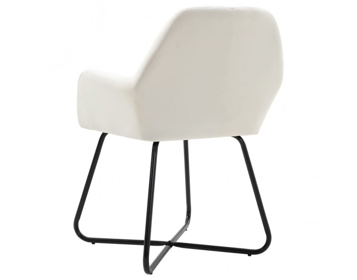 Sonata H Трапезни столове, 6 бр, кремави, плат