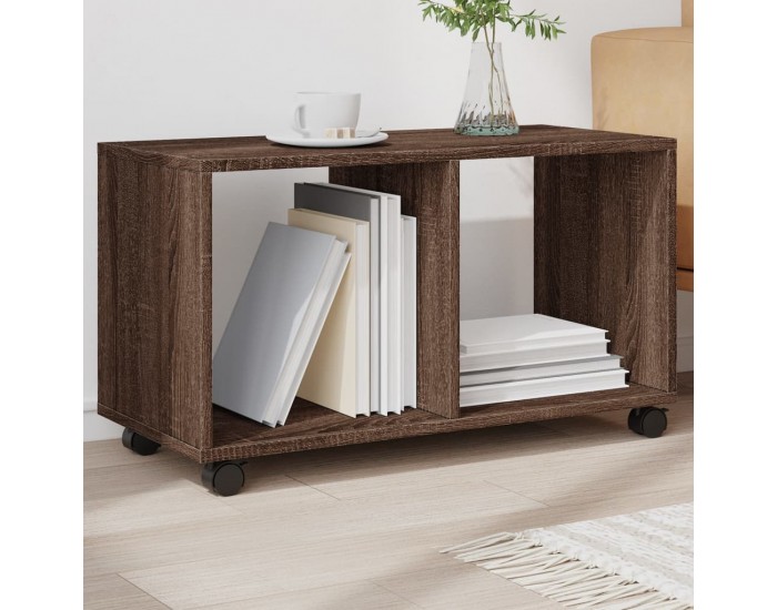 Sonata H Шкаф с колелца, кафяв дъб, 72x33x42,5 см, инженерно дърво