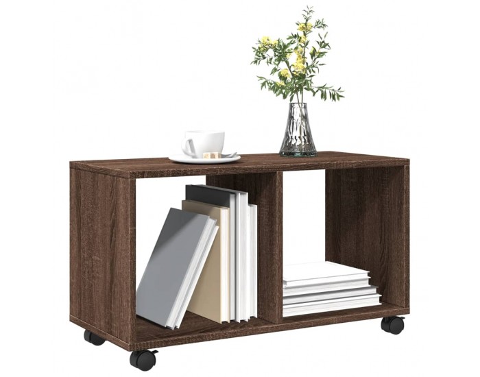 Sonata H Шкаф с колелца, кафяв дъб, 72x33x42,5 см, инженерно дърво