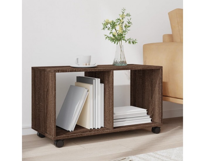 Sonata H Шкаф с колелца, кафяв дъб, 72x33x42,5 см, инженерно дърво