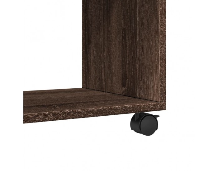 Sonata H Шкаф с колелца, кафяв дъб, 72x33x42,5 см, инженерно дърво