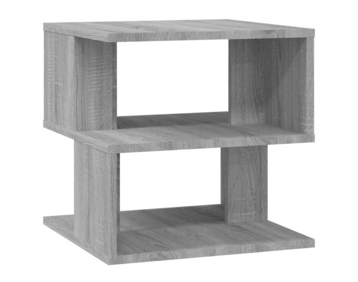 Sonata H Странична маса, cив сонома, 40x40x40 см, инженерно дърво