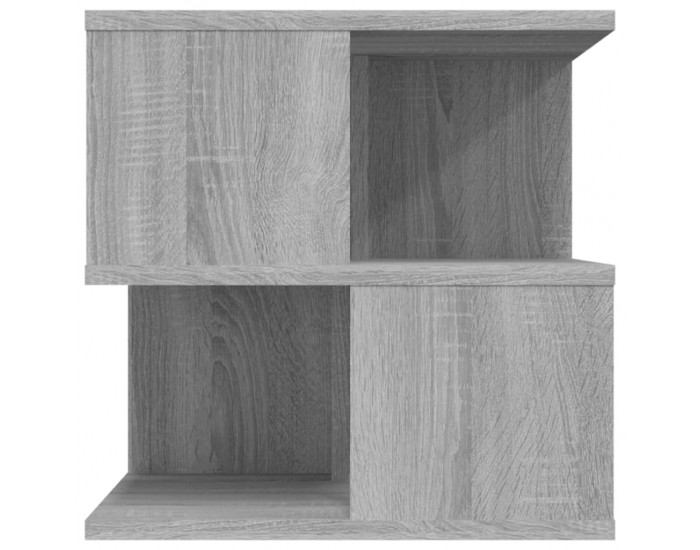 Sonata H Странична маса, cив сонома, 40x40x40 см, инженерно дърво