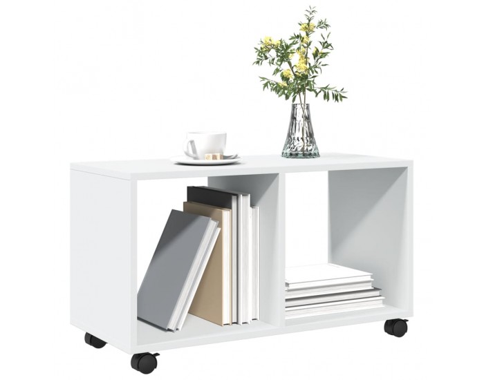 Sonata H Подвижен шкаф, бял, 72x33x42,5 см, инженерно дърво