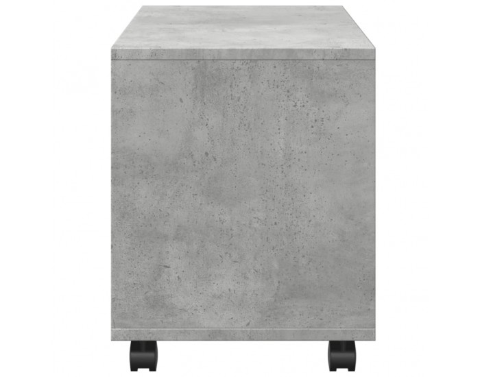 Sonata H Подвижен шкаф, бетонно сив, 72x33x42,5 см, инженерно дърво