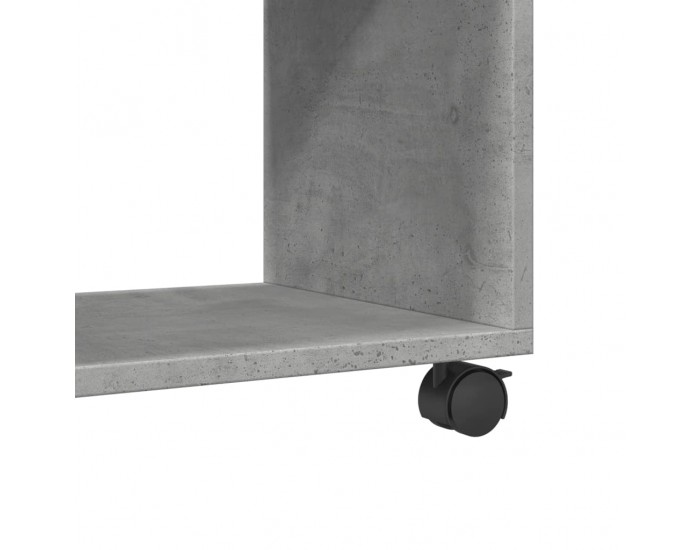 Sonata H Подвижен шкаф, бетонно сив, 72x33x42,5 см, инженерно дърво