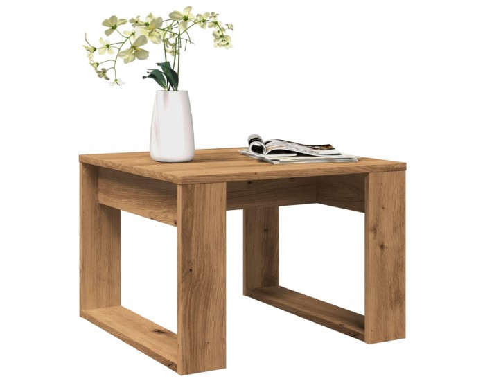 Sonata H Странична маса, дъб артизан, 50x50x35 см, инженерно дърво