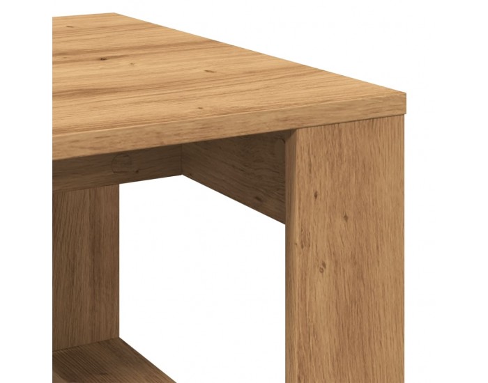 Sonata H Странична маса, дъб артизан, 50x50x35 см, инженерно дърво