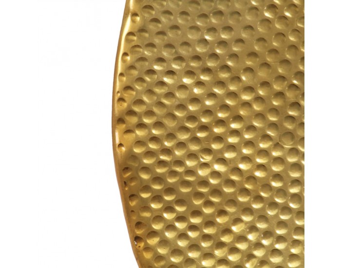 Sonata H Маса за кафе, кован алуминий, 70x30 см, месинг