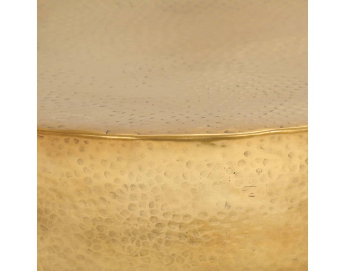 Sonata H Маса за кафе, кован алуминий, 70x30 см, месинг