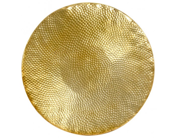 Sonata H Маса за кафе, кован алуминий, 70x30 см, месинг