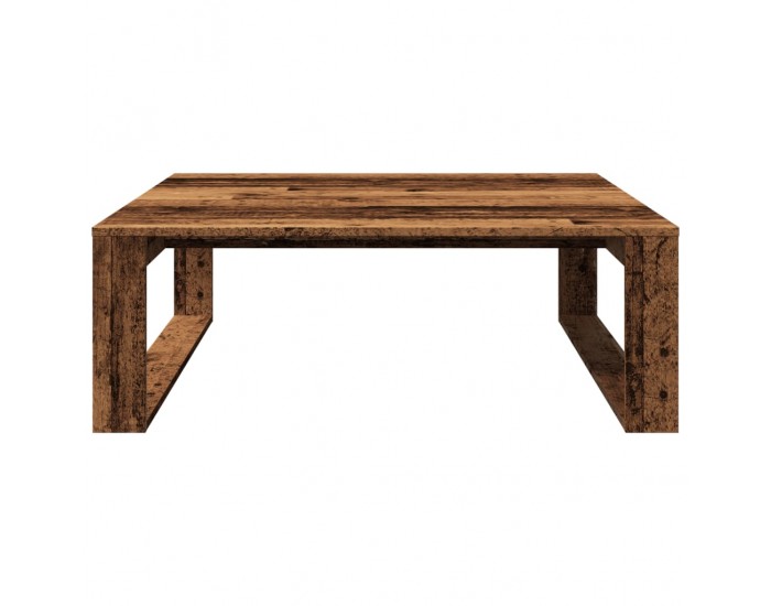 Sonata H Маса за кафе, старо дърво, 100x100x35 см, инженерна дървесина