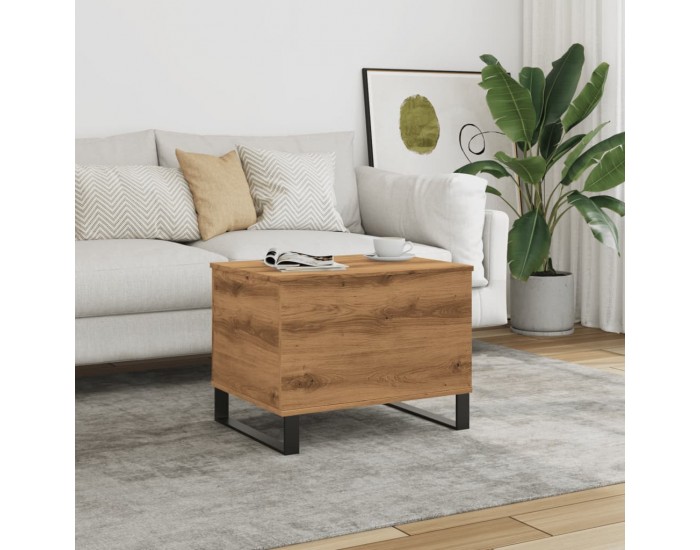 Sonata H Маса за кафе, дъб артизан, 60x44,5x45 см, инженерно дърво