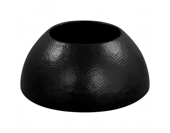 Sonata H Маса за кафе, кован алуминий, 70x30 см, черна