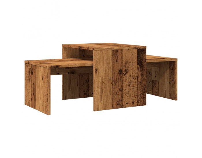 Sonata H Масичка за кафе, старо дърво, 100x48x40 см, инженерна дървесина