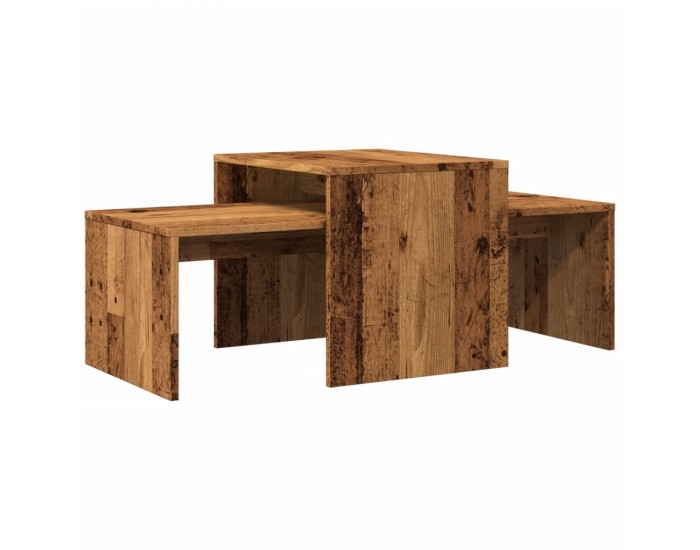 Sonata H Масичка за кафе, старо дърво, 100x48x40 см, инженерна дървесина