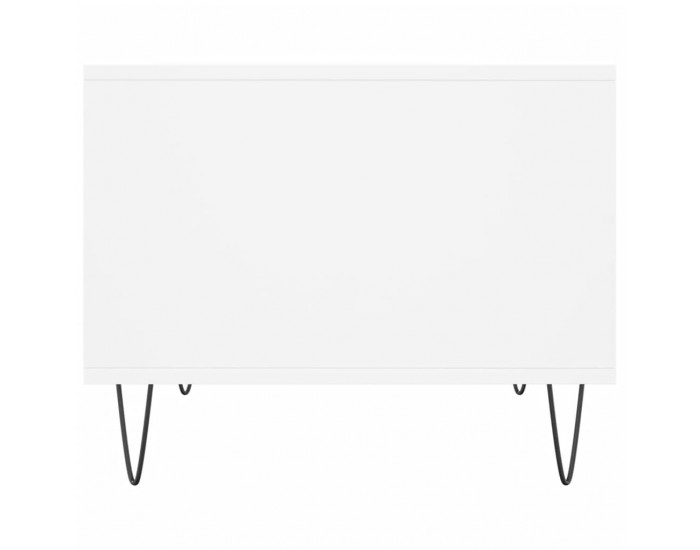 Sonata H Маса за кафе, бяла, 60x50x40 см, инженерно дърво