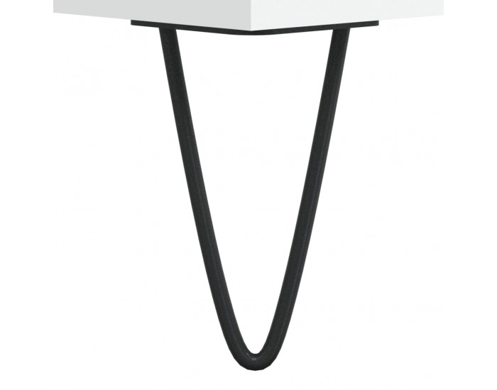 Sonata H Маса за кафе, бяла, 60x50x40 см, инженерно дърво