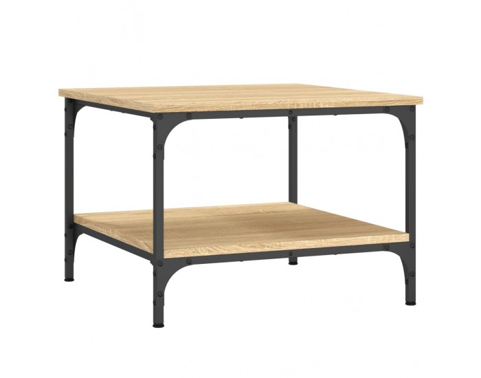 Sonata H Кафе маса, дъб сонома, 55x55x40 см, инженерно дърво