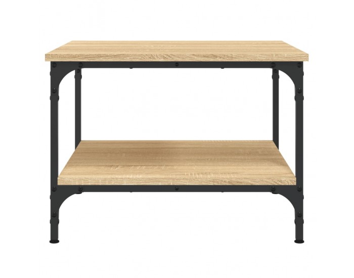 Sonata H Кафе маса, дъб сонома, 55x55x40 см, инженерно дърво