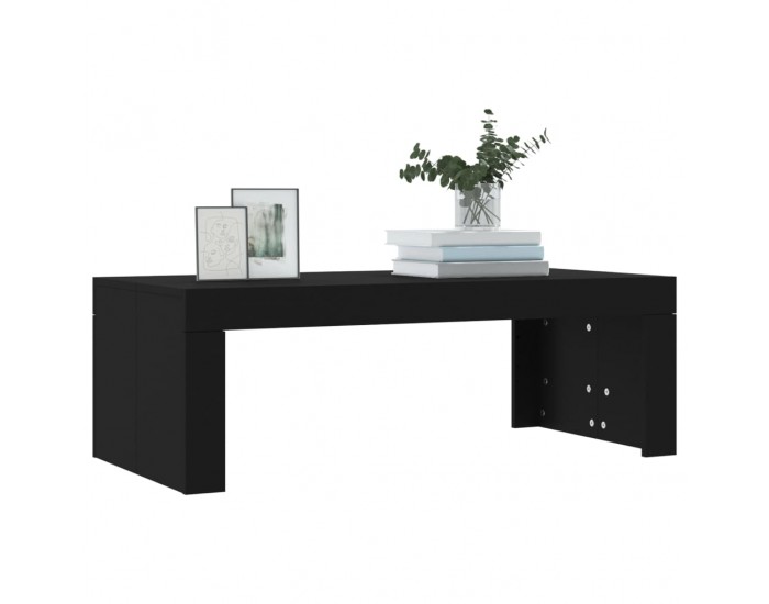 Sonata H Маса за кафе, черна, 102x50x36 см, инженерно дърво