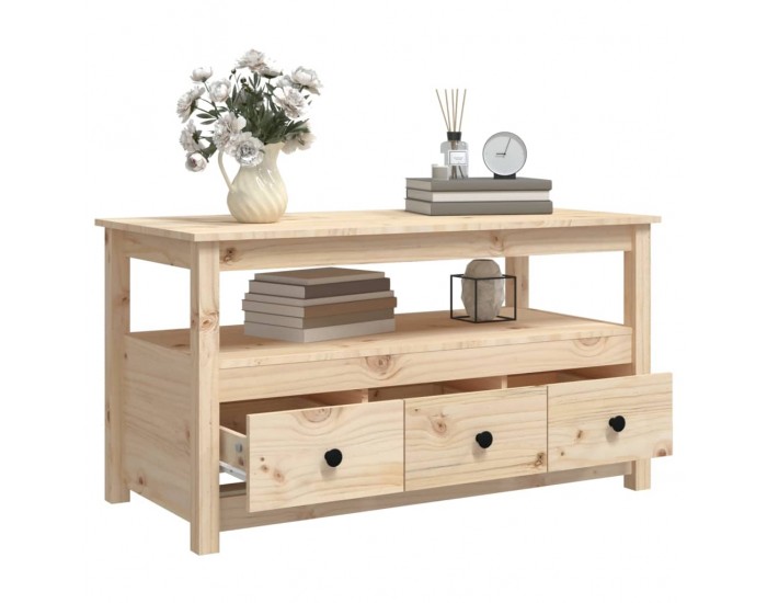 Sonata H Кафе маса, 102x49x55 см, борово дърво масив