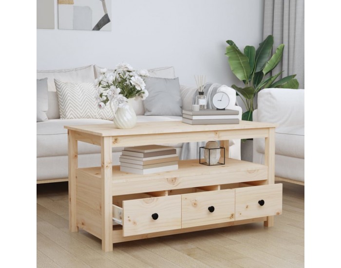 Sonata H Кафе маса, 102x49x55 см, борово дърво масив