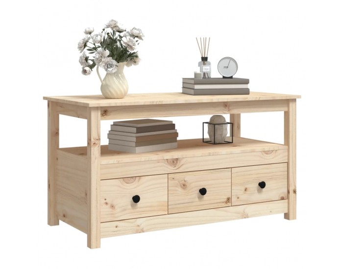 Sonata H Кафе маса, 102x49x55 см, борово дърво масив