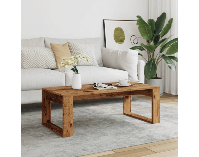 Sonata H Маса за кафе, старо дърво, 102x50x35 см, инженерно дърво