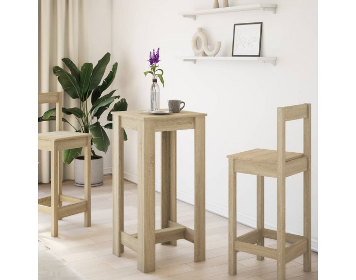 Sonata H Бар маса, сонома дъб, 51x50x103,5 см, инженерно дърво