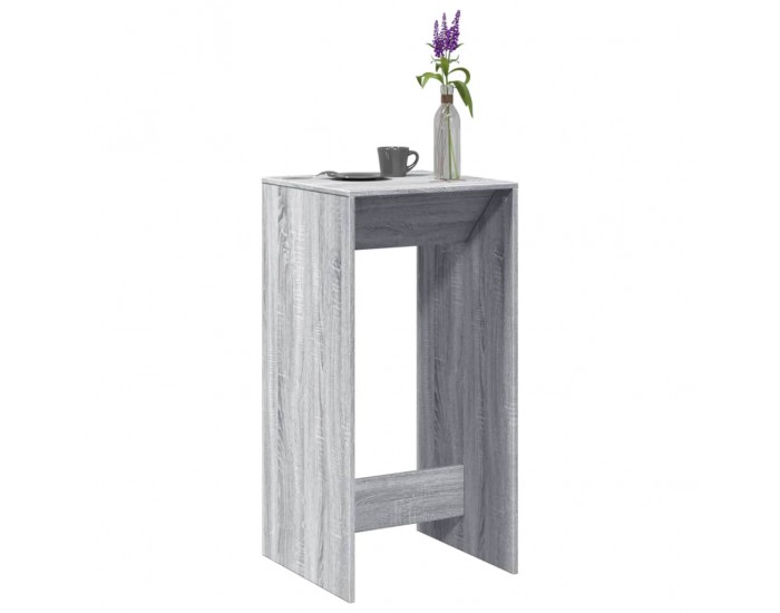 Sonata H Бар маса, сив сонома, 51x50x103,5 см, инженерно дърво