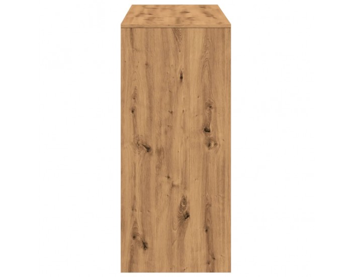 Sonata H Бар маса с рафтове дъб артизан 124x46x103,5 см инженерно дърво