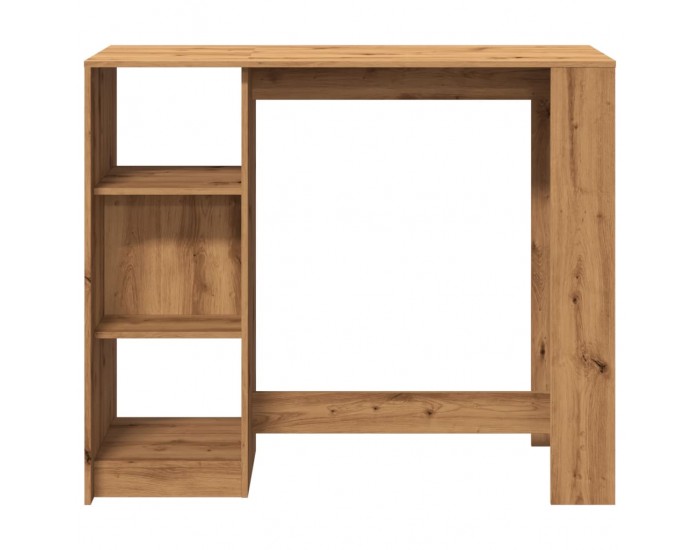 Sonata H Бар маса с рафтове дъб артизан 124x46x103,5 см инженерно дърво