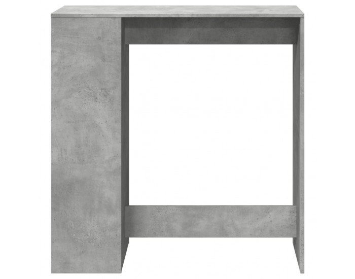 Sonata H Бар маса с рафтове бетонно сива 101x40x103,5 см инженерно дърво