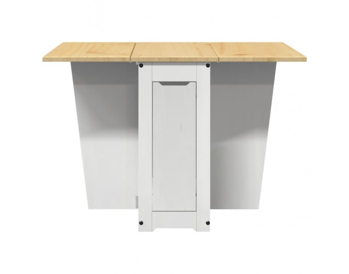 Sonata H Трапезна маса Corona тип пеперуда, сгъваема, бяла, бор масив